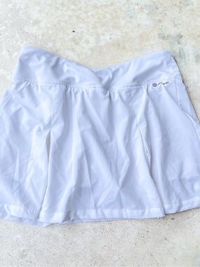 Adidas Aeroready White Tennis Golf Skort Skirt Size Large